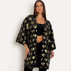 Blackmilk | NWT JEWELLED SCARAB VELVET ROBE - LIMITED